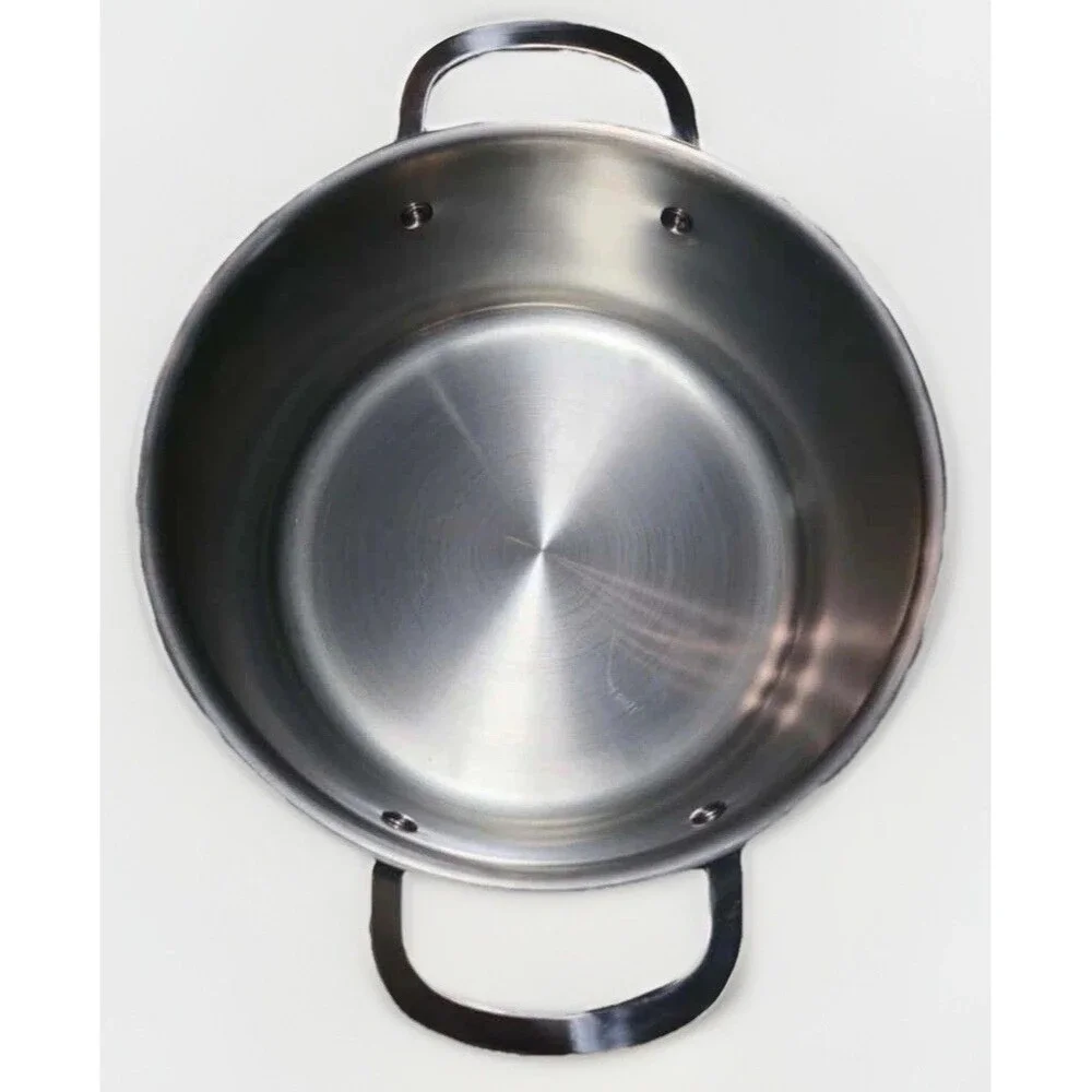 The Cellar Stainless Steel Cookware Set 5-Piece 3-Ply Base Pots & Pans